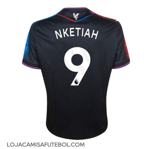 Camisa de Futebol Crystal Palace Eddie Nketiah #9 Equipamento Alternativo 2024-25 Manga Curta